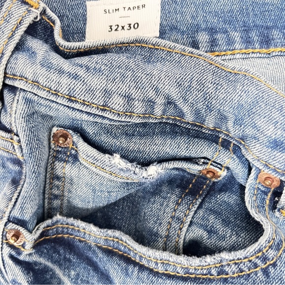 PacSun Men's Slim Taper Blue Jeans 32x30 - Picture 13 of 15